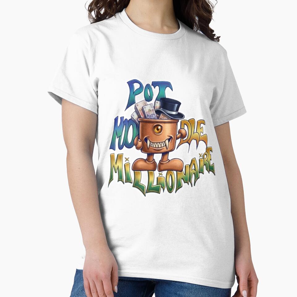 Funny Pot Noodle Millionaire Mug - Broke Student Gift UK Sarcasm by Mathias Yakubu Design