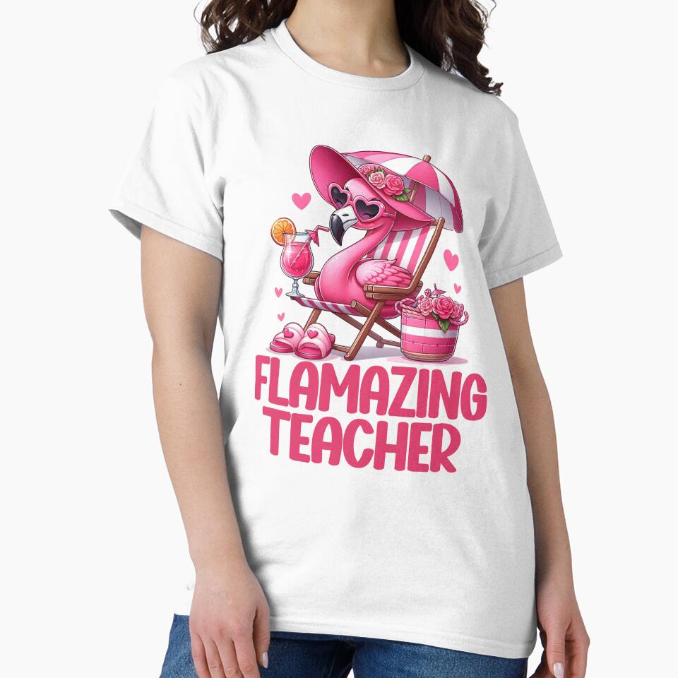 Flamazing Teacher Flamingo by Meliafroggy
