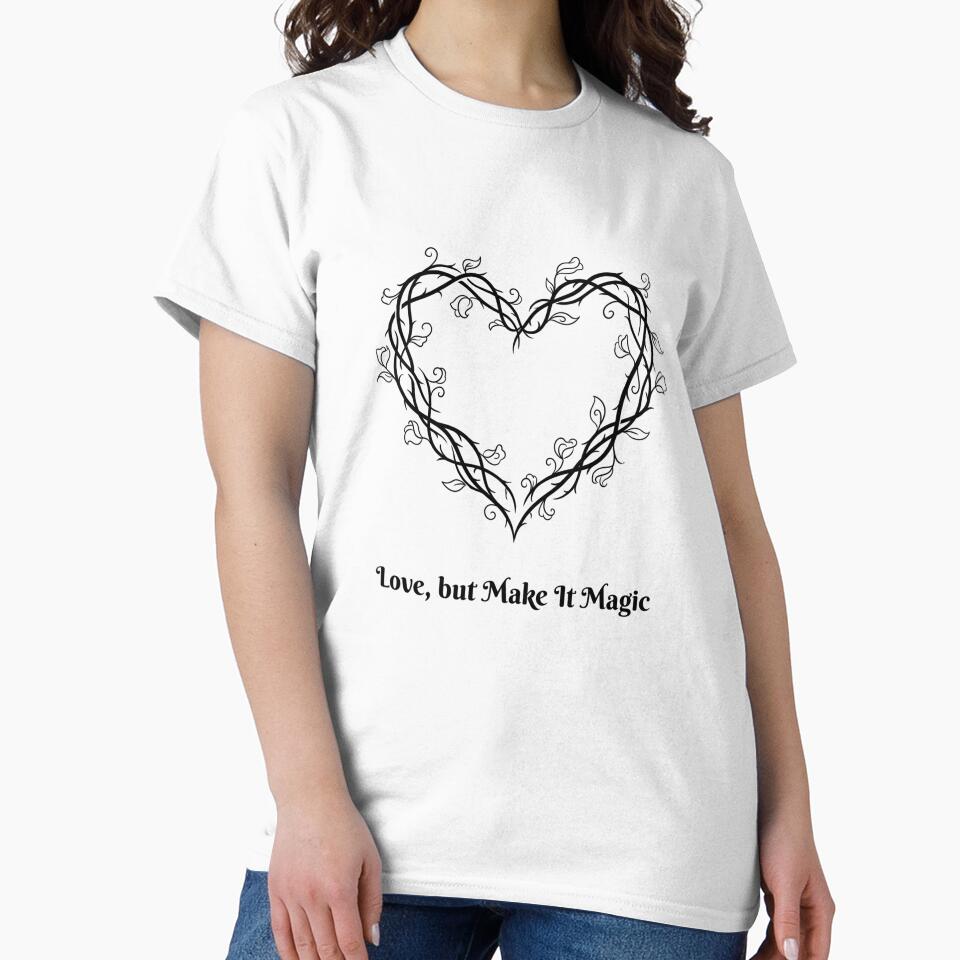 Love But Make It Magic Dark Academia Thorny Vine Heart by Ortsas