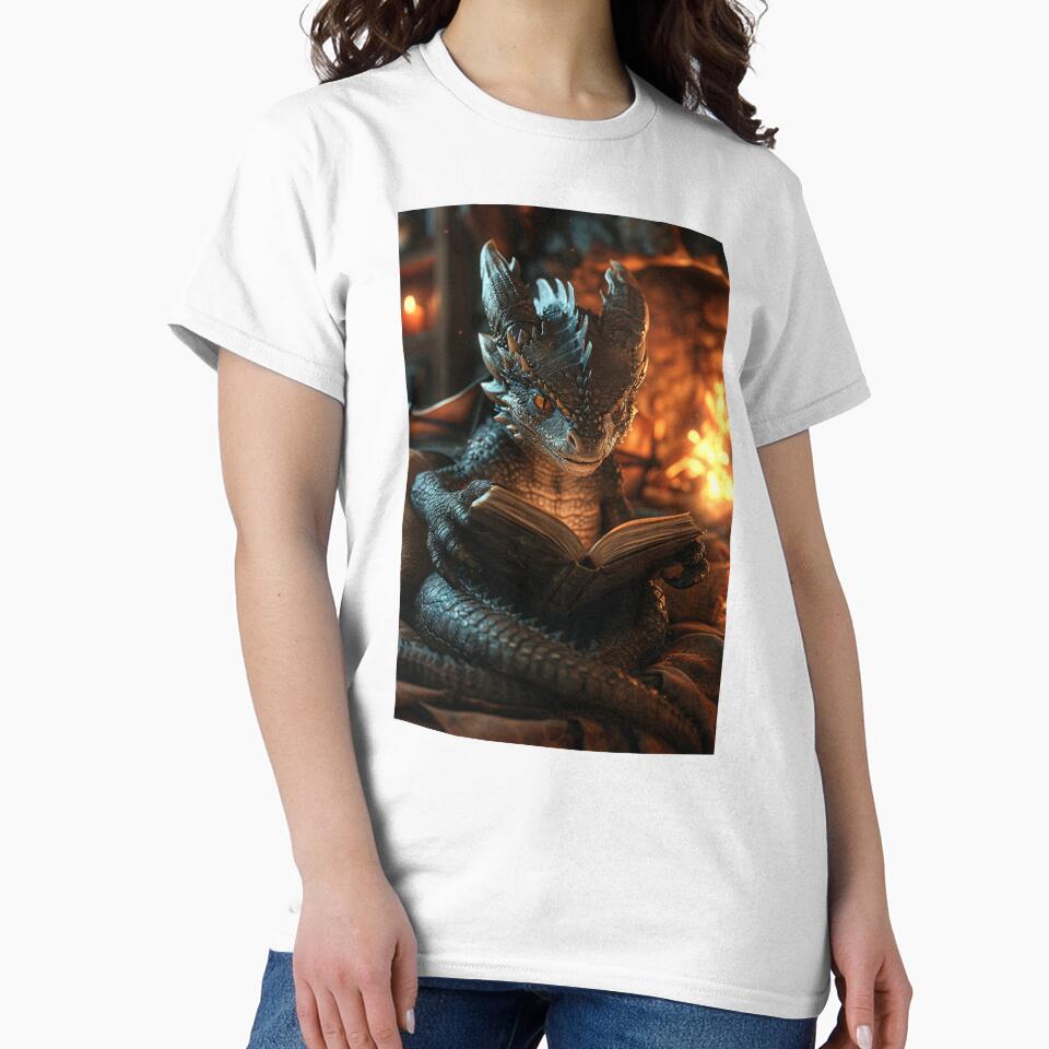 Funny Art Myth Fantasy Folklore Fire Dragon Relaxing C141-1 by MPCFICTION