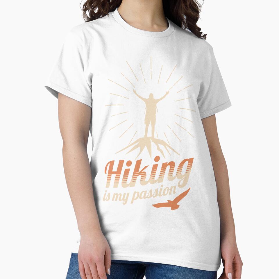 hiking is my passion - Hiking Sayings by uranus1store