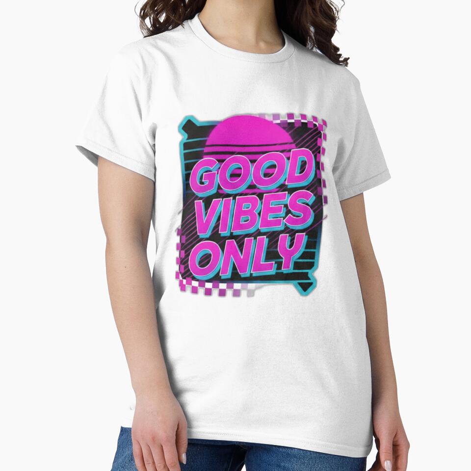 Good Vibes Only Typography Motivational Design by GhalaxiDesigns