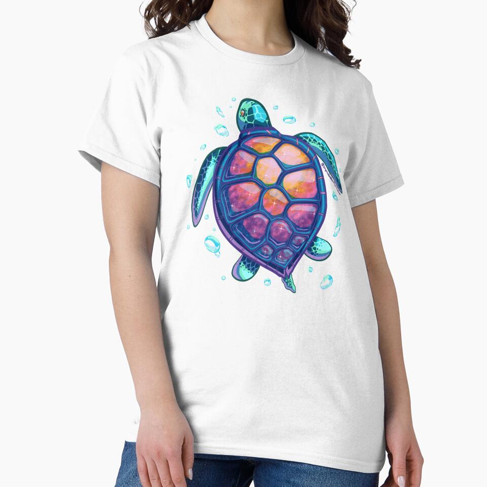 Magical Sea Turtle -- Fred by KrystalBStudios