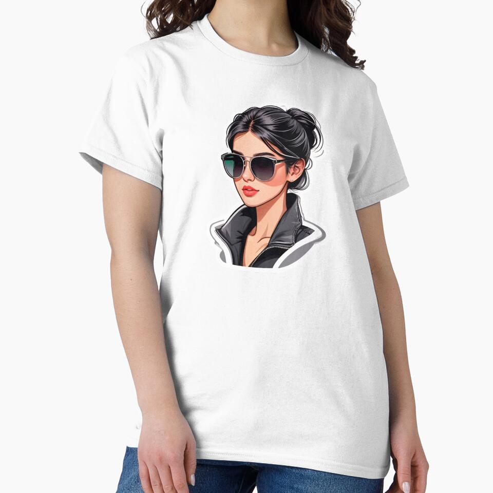 Casual Lady With Black Hair and Outfit by MadnessEnvelope