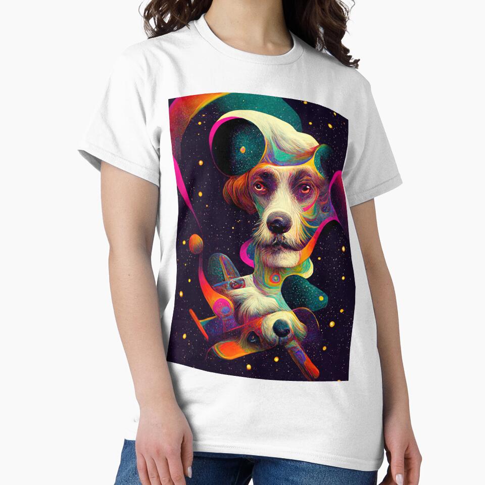 Dog in Space by deificusArt