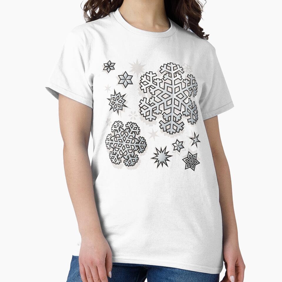 Snowflakes Pattern on Midnight Blue by sifis