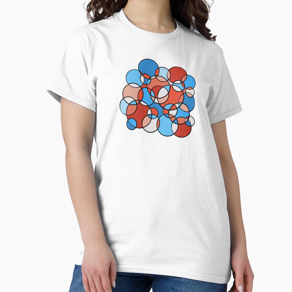 Red, White, and Blue Overlapping Circles by roleydesigns