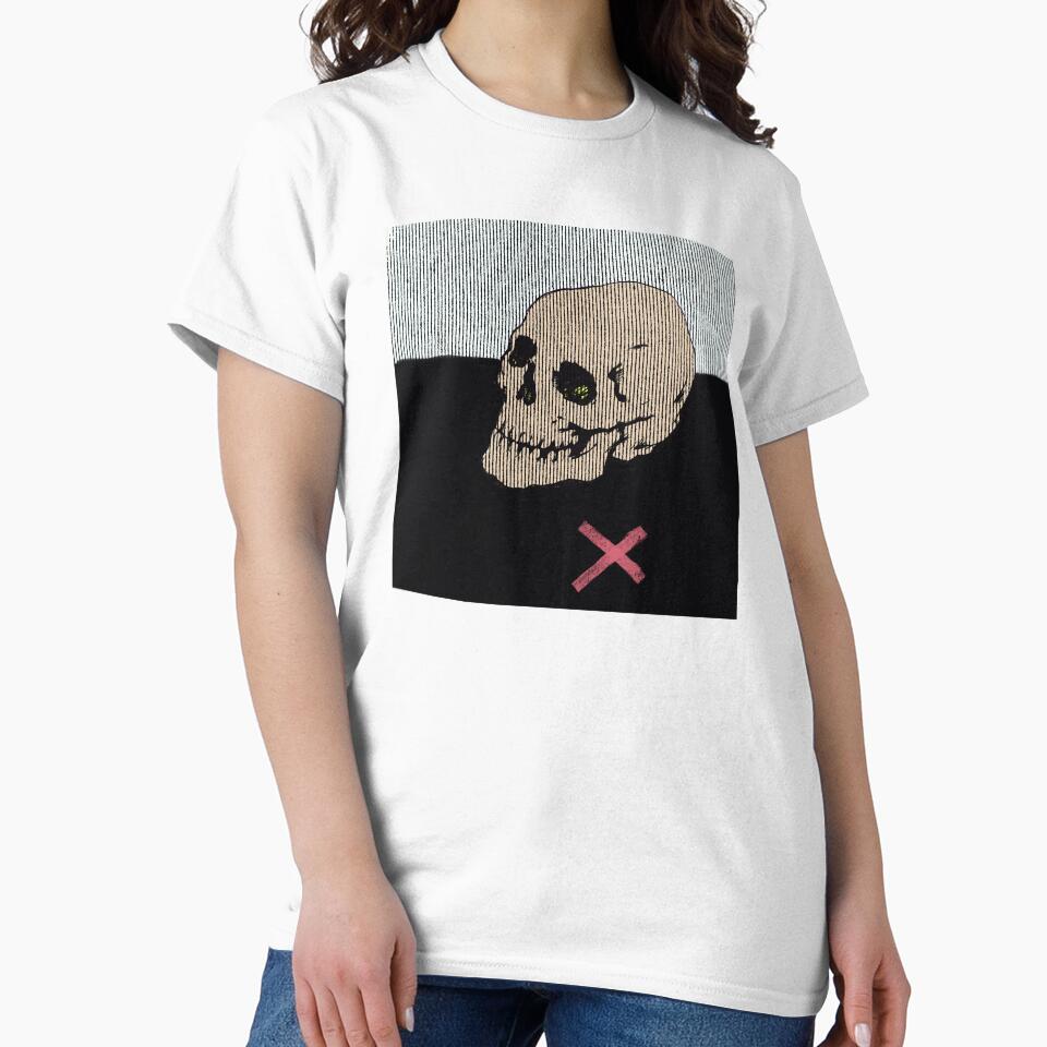 Rainbow Glitch Skull with Colorful X №2 by MikZviagin