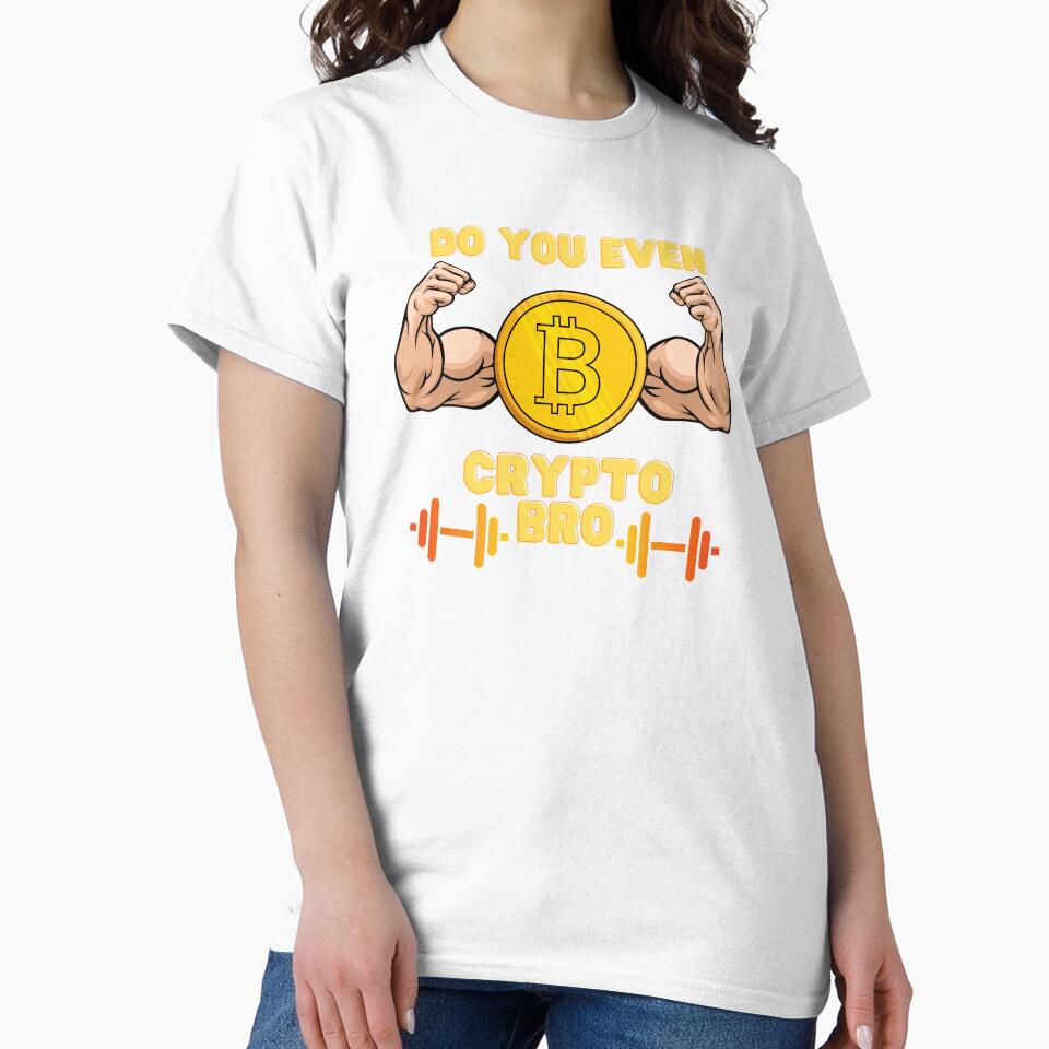 Bitcoin Coin Miner Weightlifting shirt by sayonefive