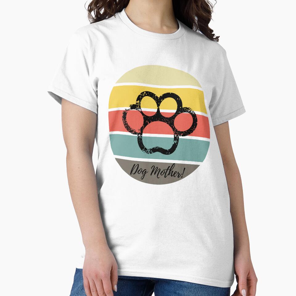 Dog Lover - Dog Mother retro design by Achidesign
