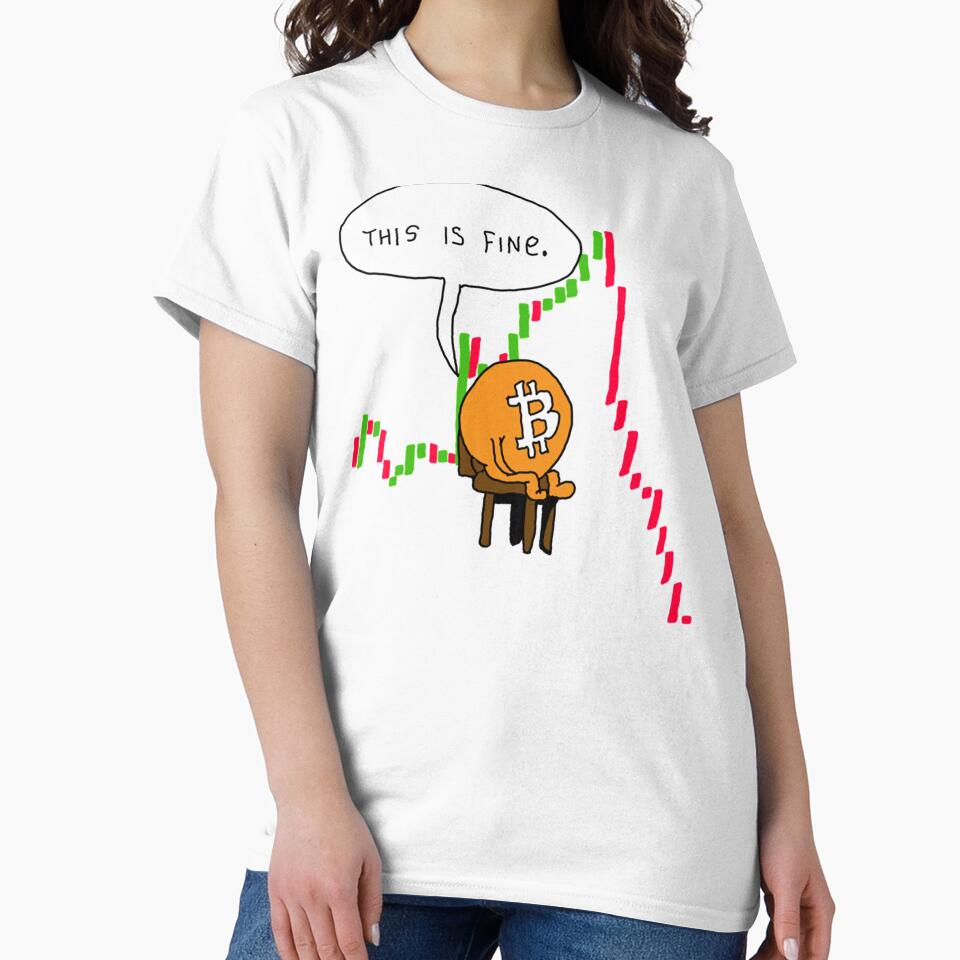 Bitcoin Crash - This is Fine Comic by FunnyAndLoves