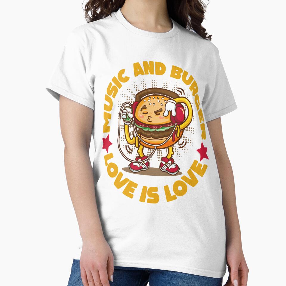 love is love. music and hamburgers by fanslovers