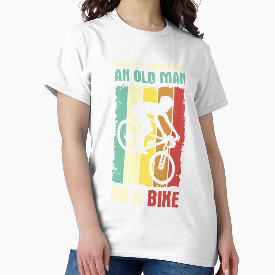 Never Underestimate an Old Man on a Bike by jie lin