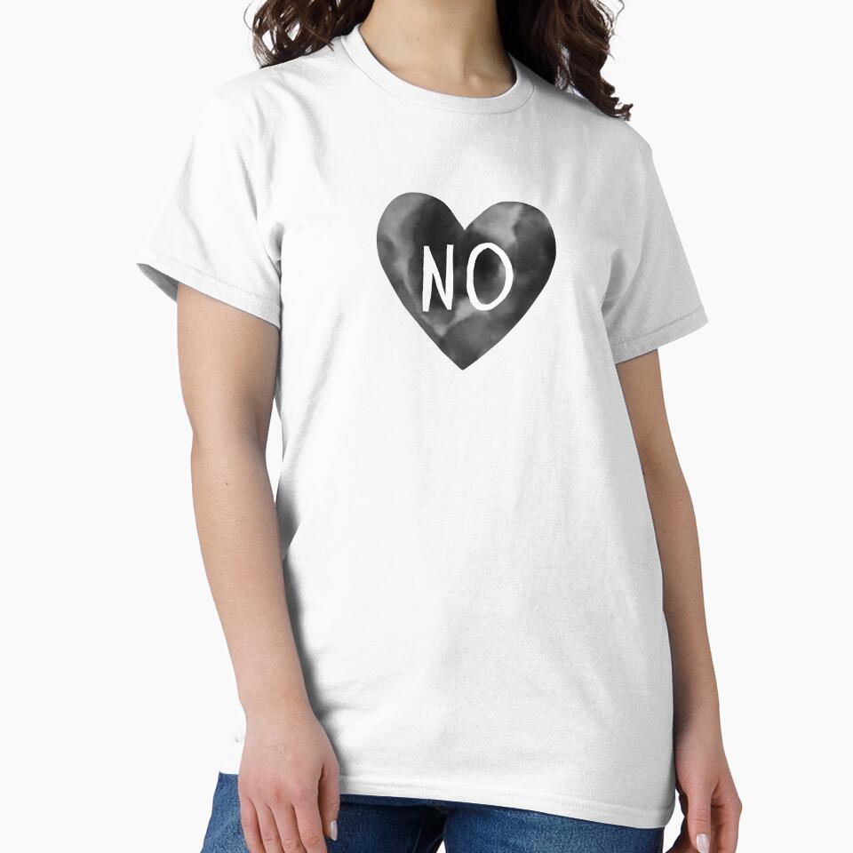 No Heart — Sassy Monochrome Statement by AnnaVikhrArt