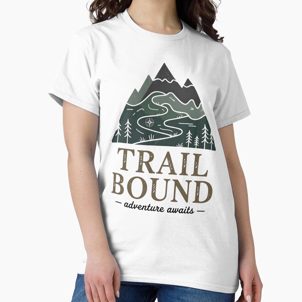 Trail Bound Hiking by Ink Magic