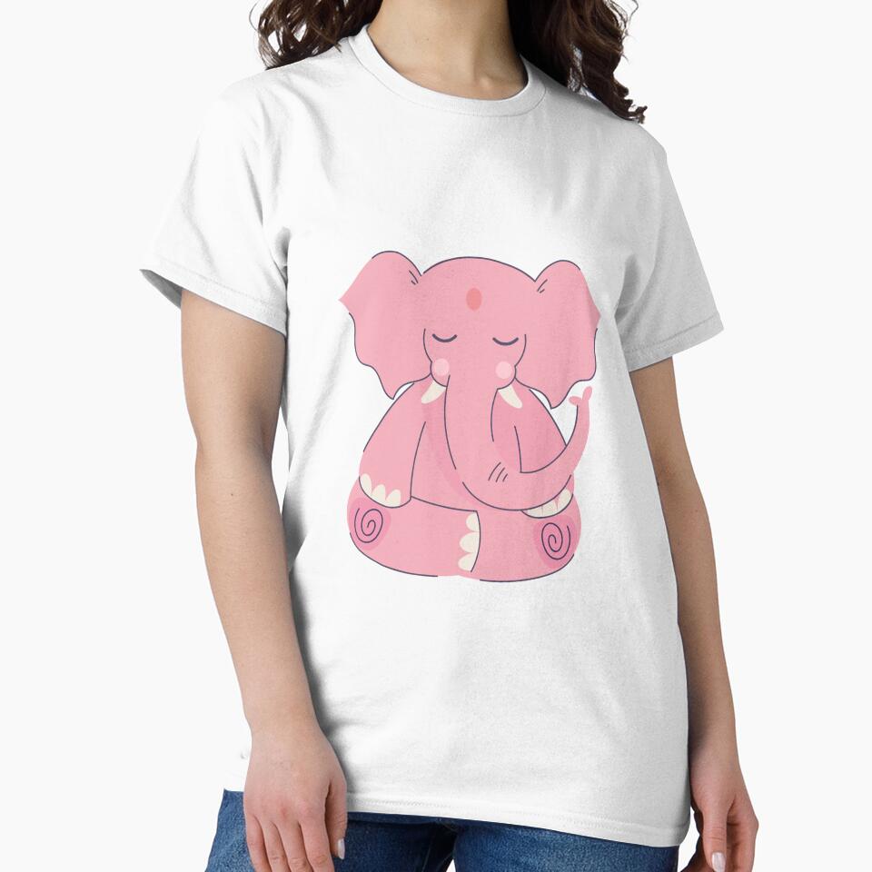 Cute Elephant Yoga Meditation|Yoga Lover,Meditation Lover by Touch of FEZ