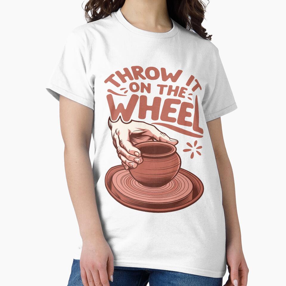 Throw It on the Wheel Pottery Art Clay Craft Design by InkredibleZ