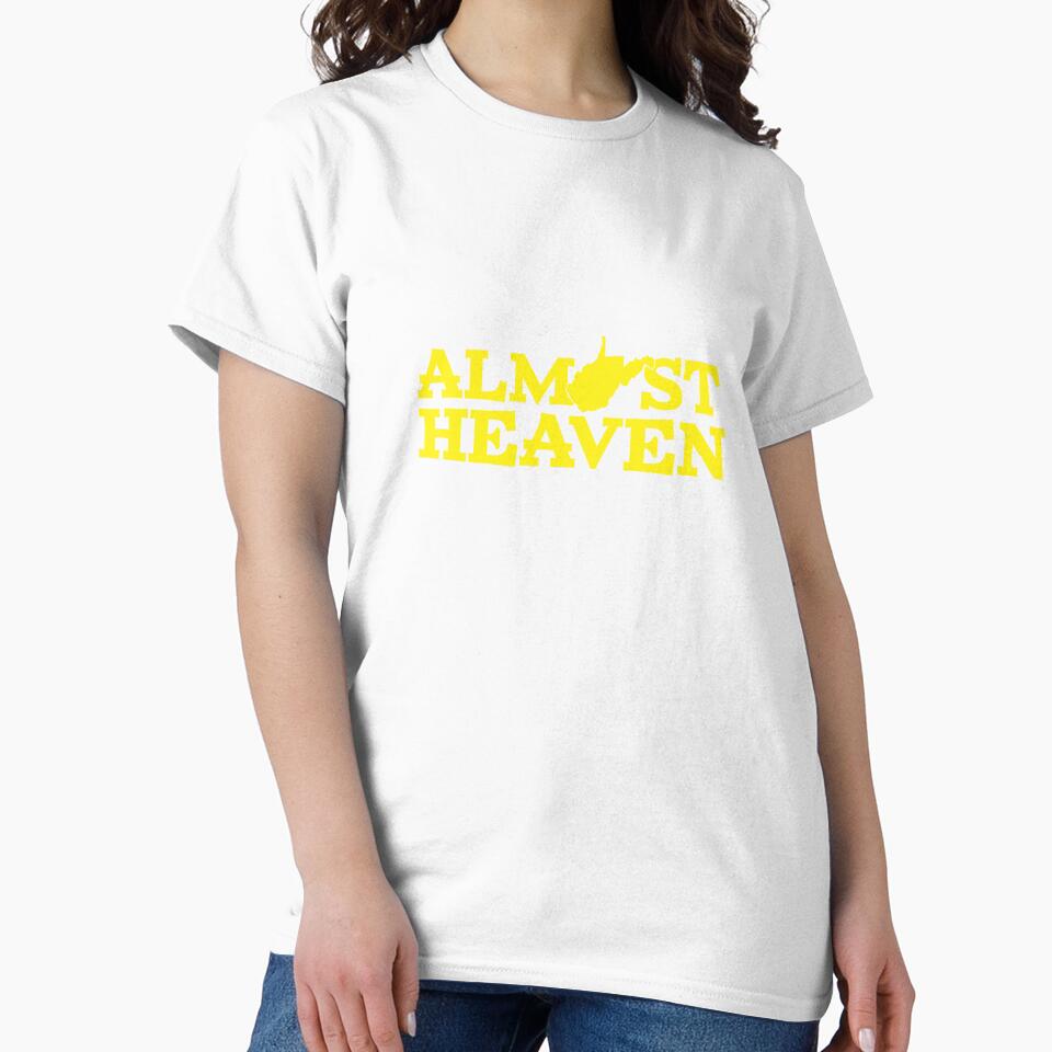 Almost Heaven WV Crew Neck Blue and Gold by LegOlenve