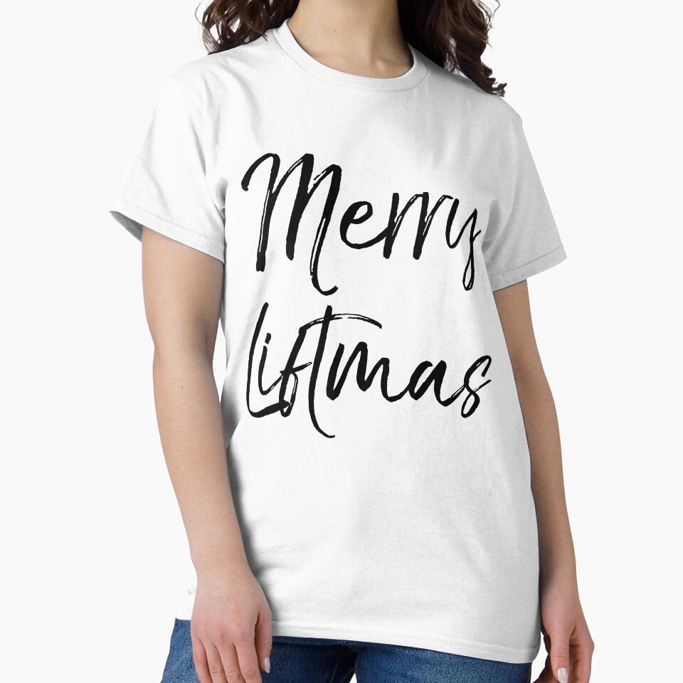 Merry Liftmas Christmas Joke Funny Workout Quote by TNDesignStudio