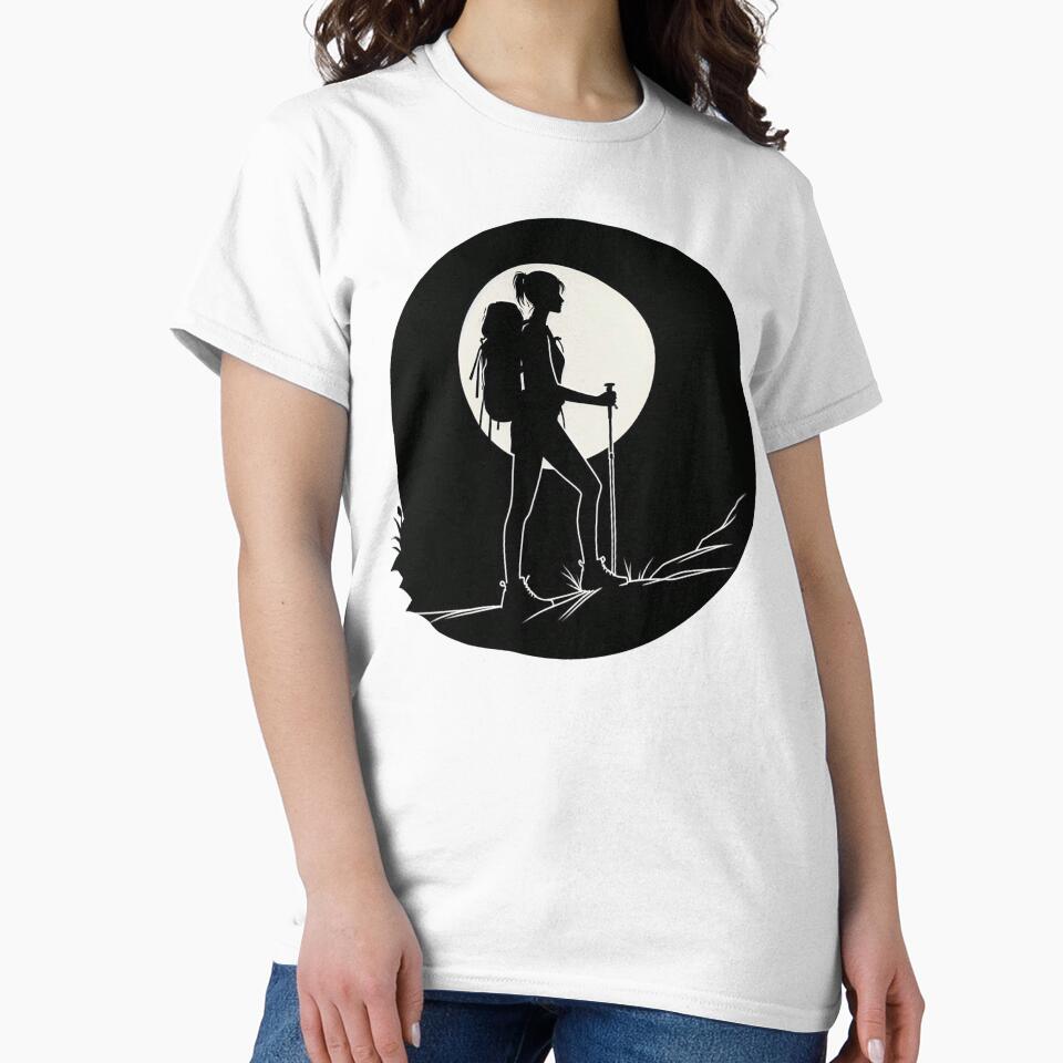 Into The Wild Moonlight - Womens Tee. by PeaktoPrint