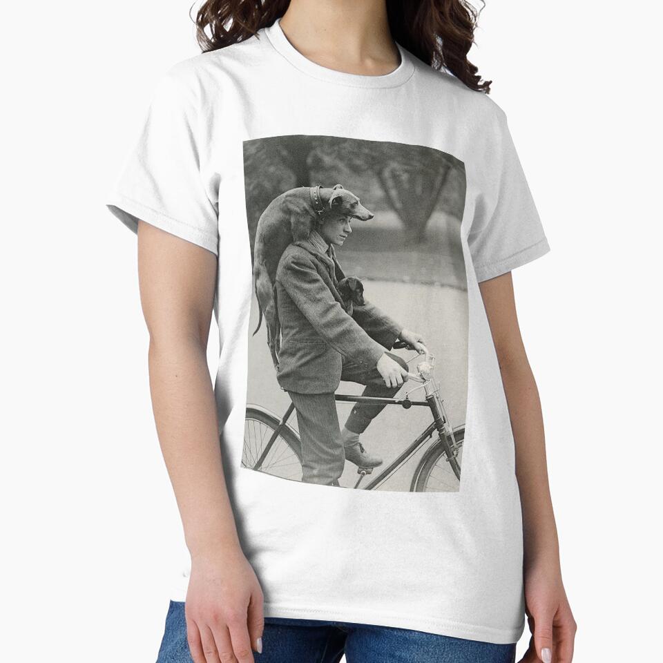 Vintage dog photos Dachshund Dogs retro pet love bicycle by Coolstuff4you71
