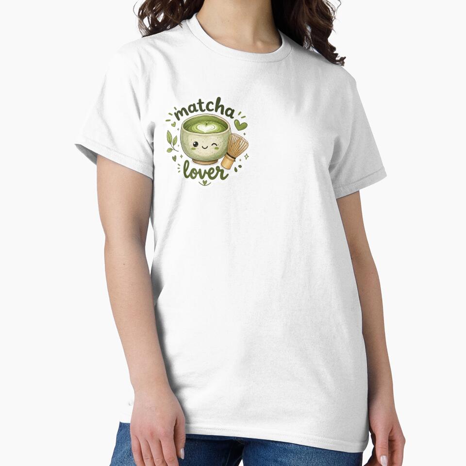 Cute Matcha Lover Sticker | Kawaii Matcha Tea Illustration by shellymope