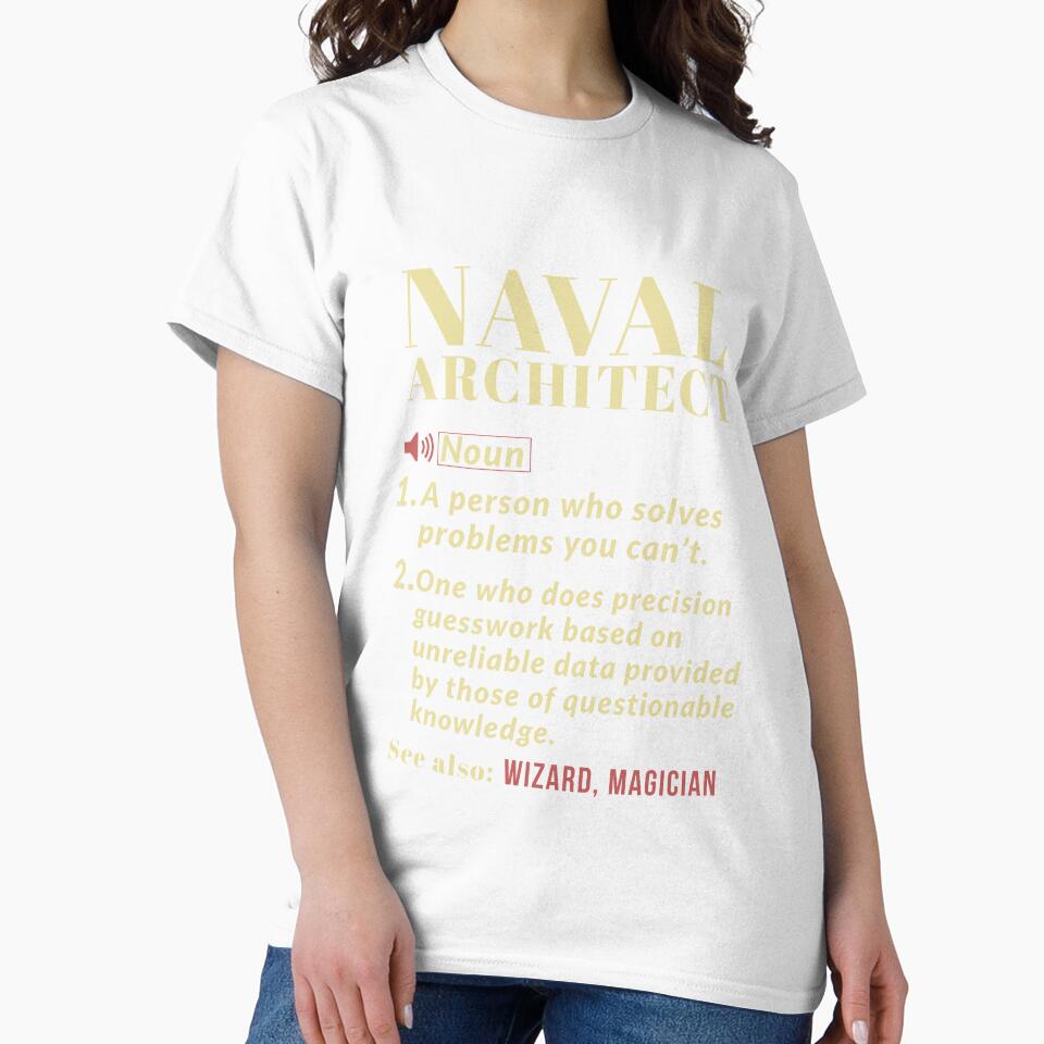 Naval Architect Definition Gift by Luna1Shop