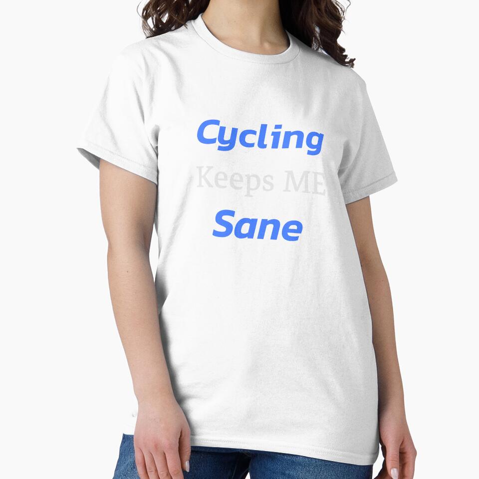 Cycling Keeps Me Sane - Dad Cycling by GreyTee