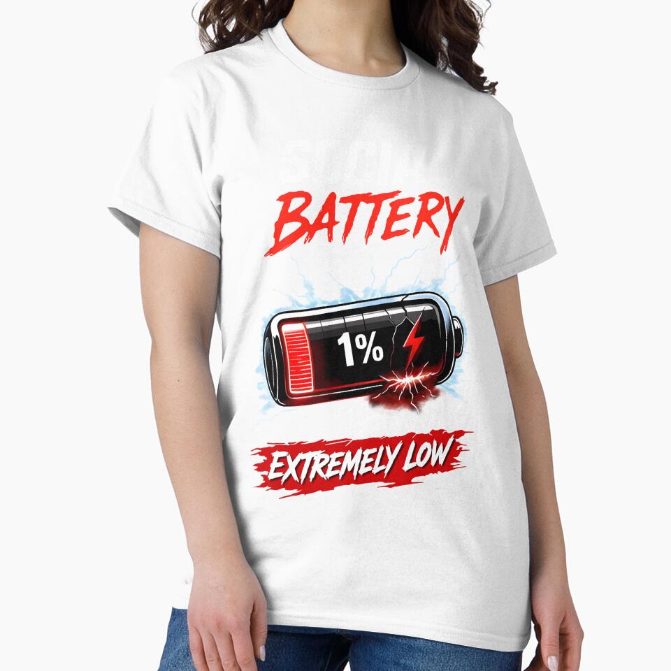 Social Battery Extremely Low – Funny Introvert Mood Design by RitaRuni1992