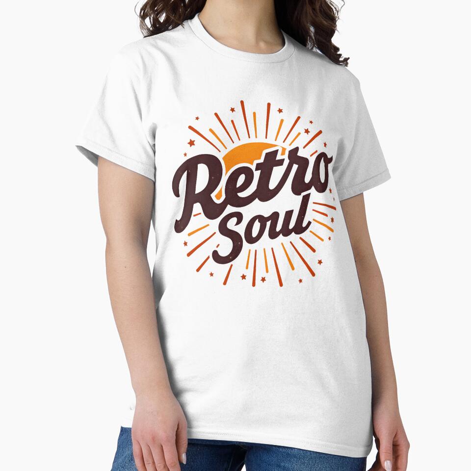 Retro Soul Vintage Sunset Design by Everywhere Prints