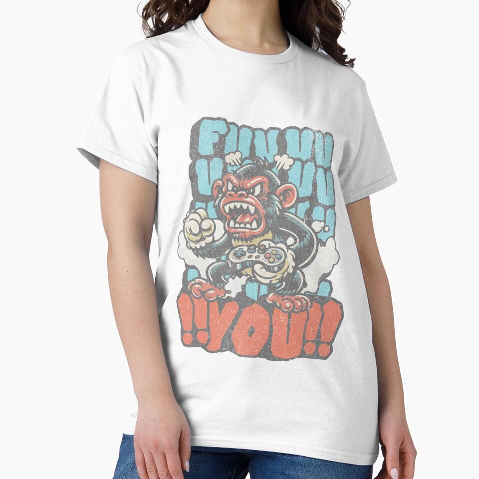 Fuuuu You – Angry Gamer Monkey Funny Gaming Rage by Proto Lab Studio
