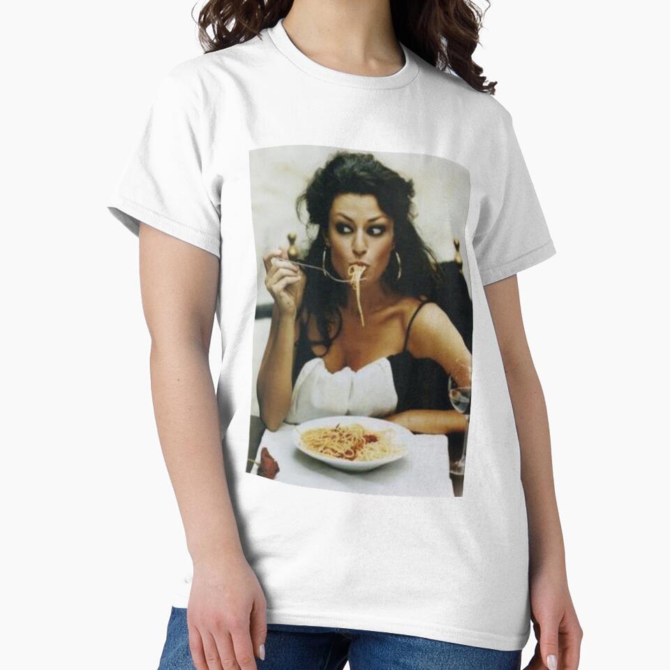 Girl Eating Spaghetti - Sophia Loren by sorryimbusy