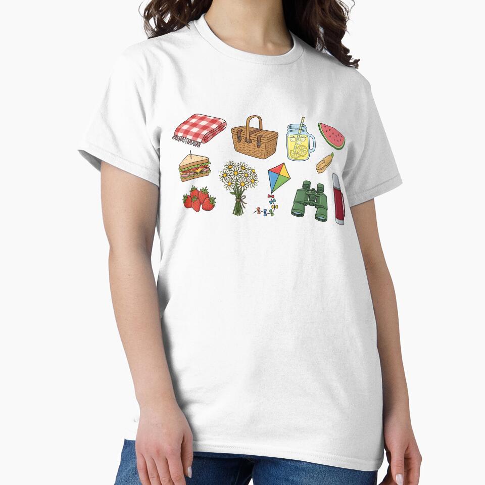 Spring Picnic Outdoor Doodle by Byte-shirt