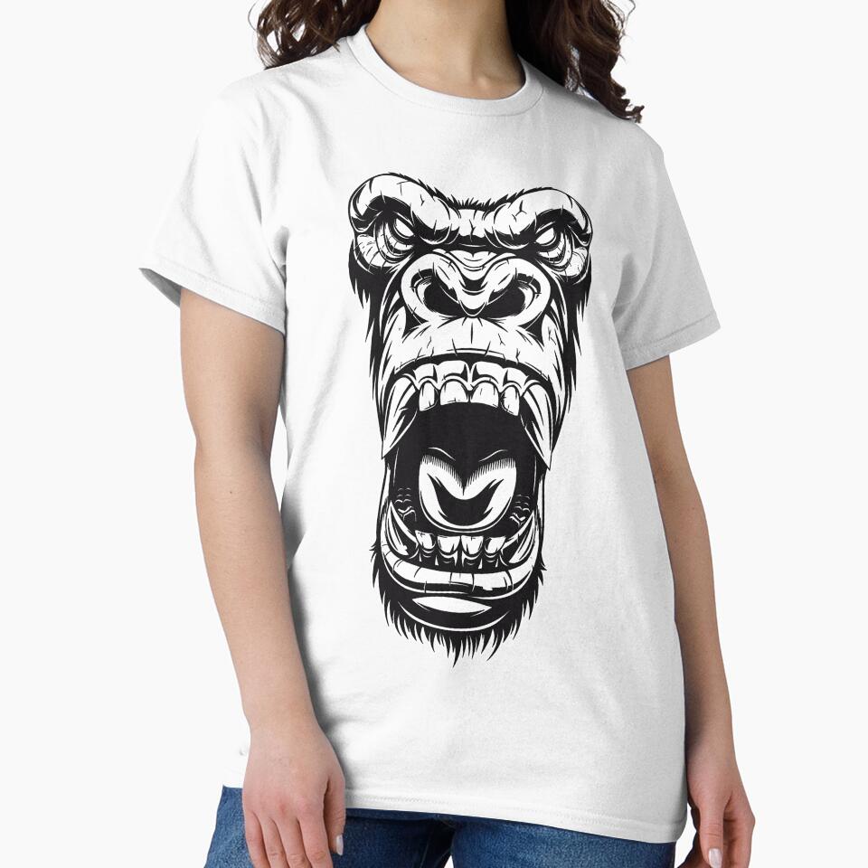 Gorilla Head by Fairyjam