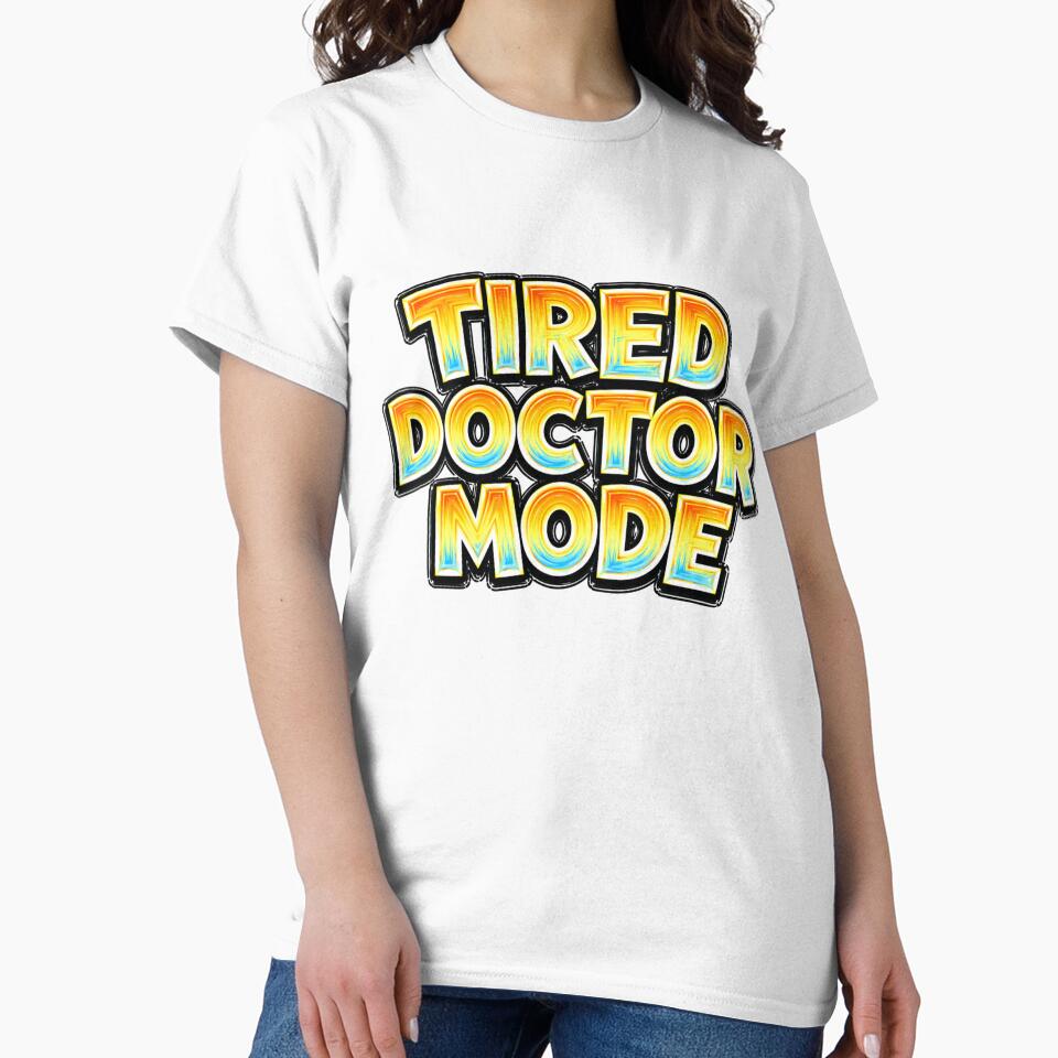 TIRED DOCTOR MODE – hand drawn childlike typography by Mac Sketches