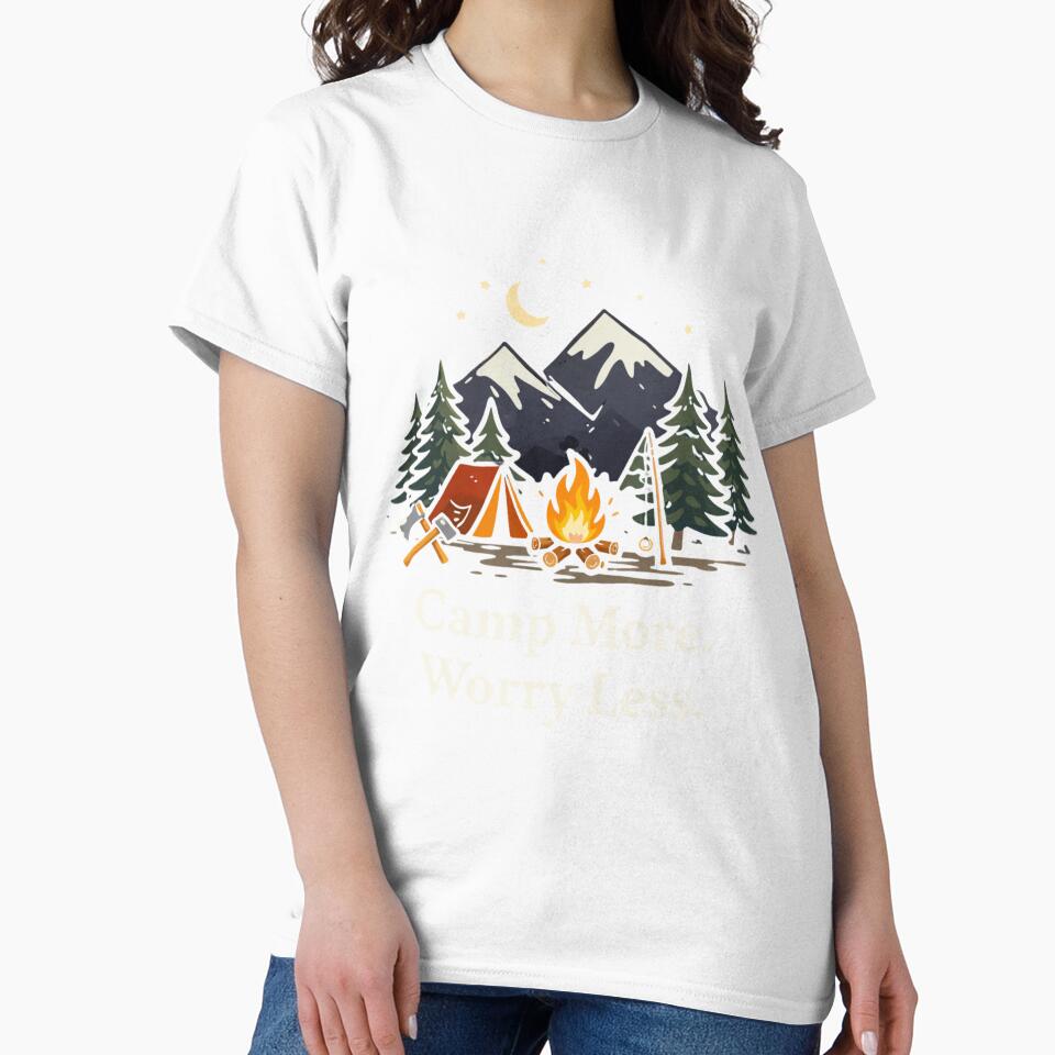 Camp More Worry Less – Camping Life by Falconwolf