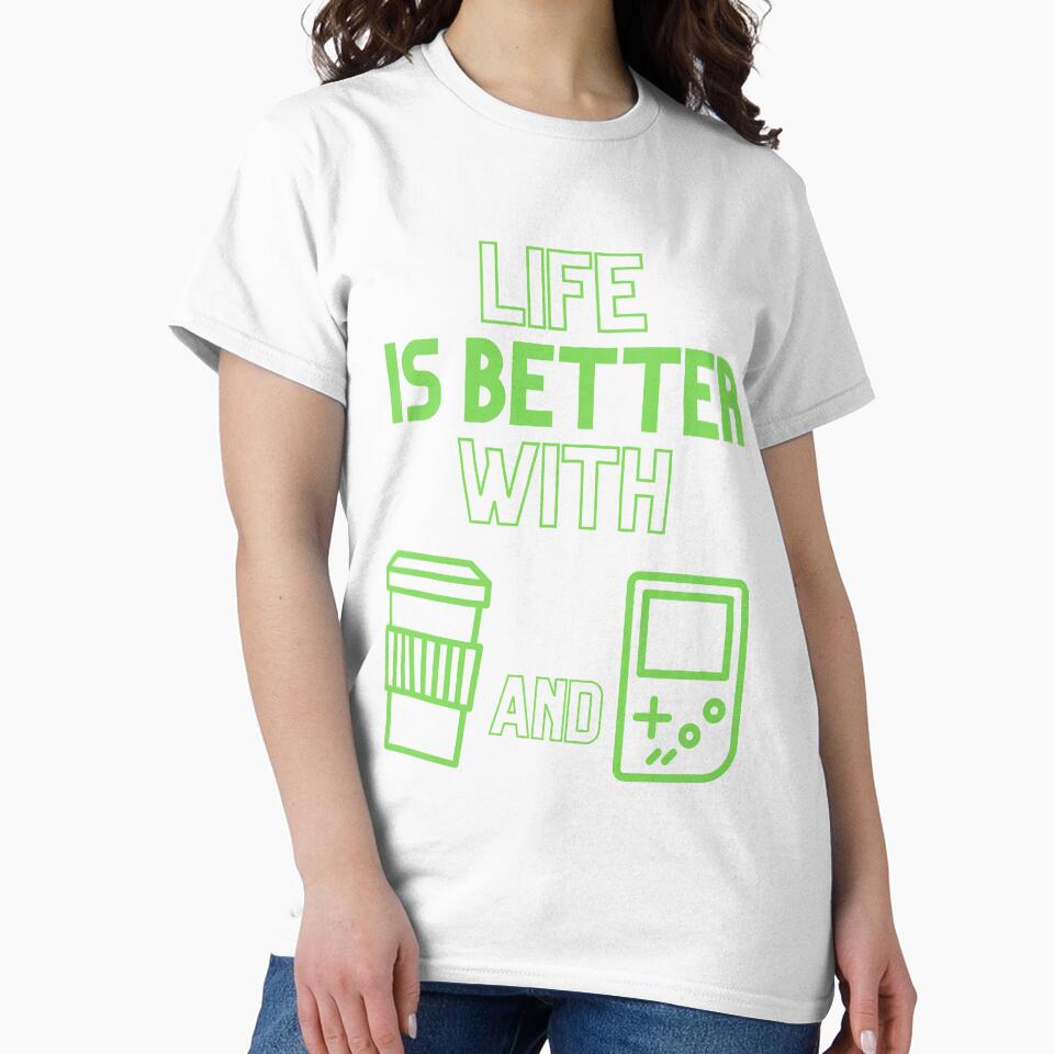 Life Is Better With Coffee And Gaming by Quineveer Alice
