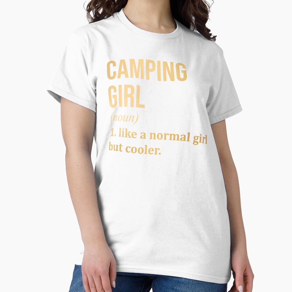 Camping Girl Definition in Gold by XCIV
