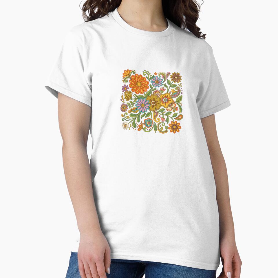 Groovy Flowers Vector PNG by VisionGraphic