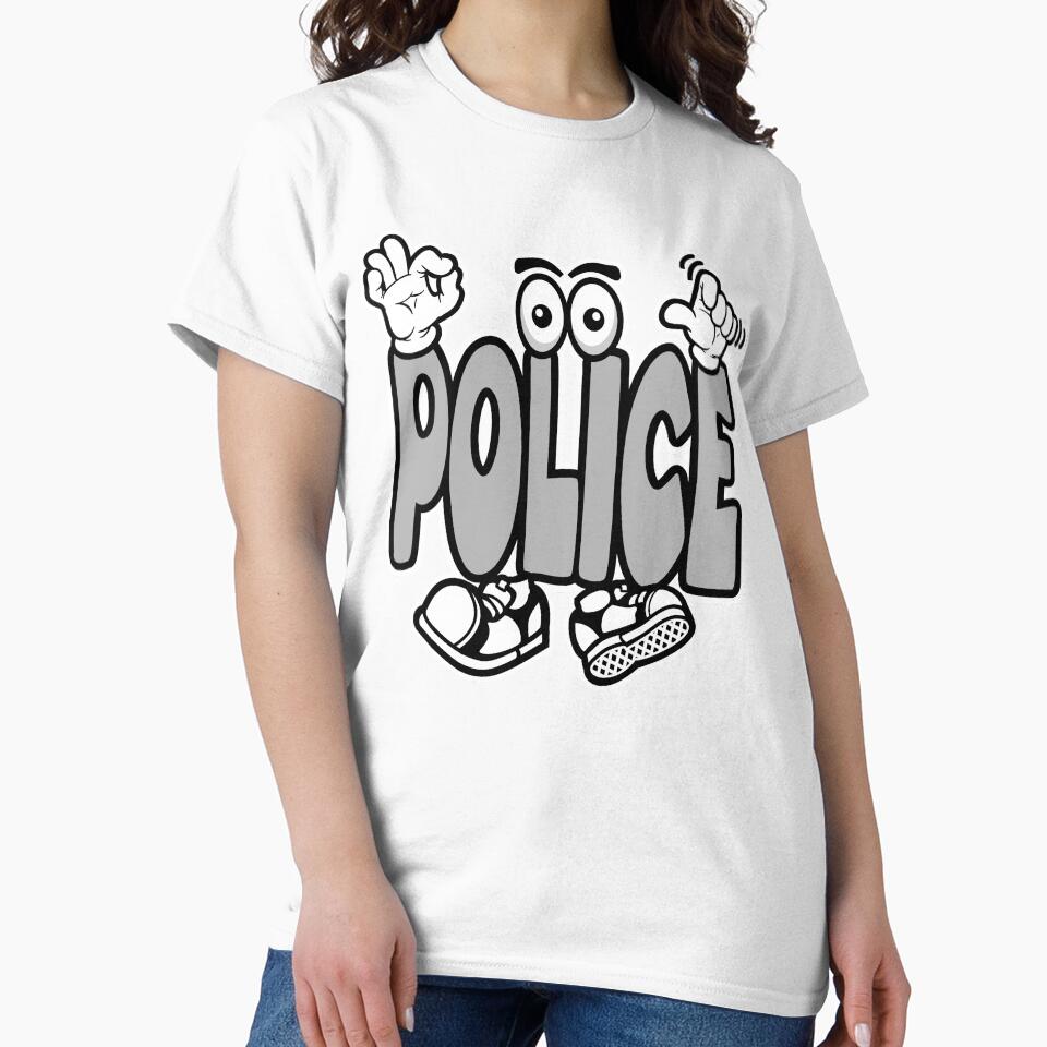 Police - WORK Street Lettering Cartoon Character by NFTWords