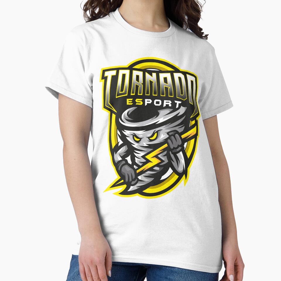 Tornado Esports Logo – Fierce Storm Gaming Mascot Design by MerlinWear