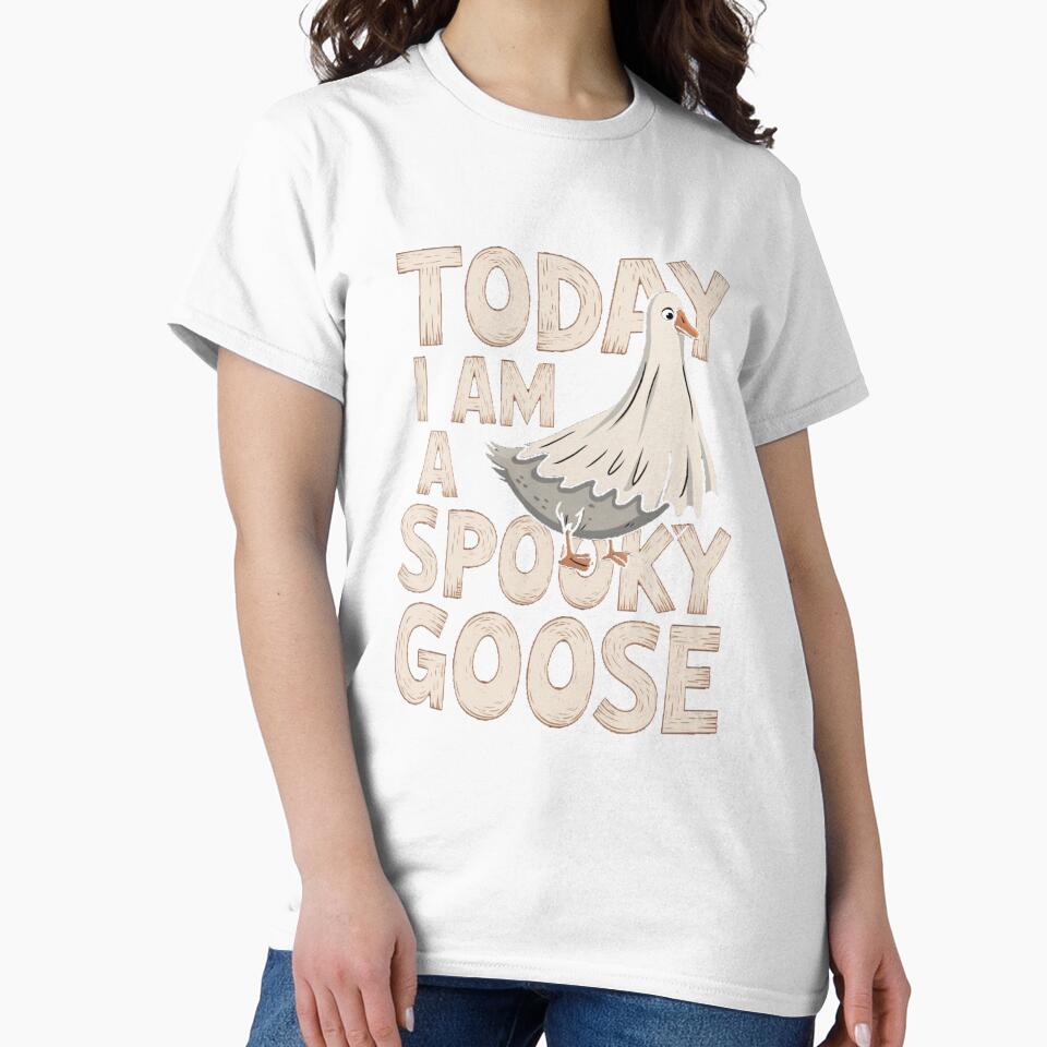 Halloween shopping Spooky goose by CandyVenom
