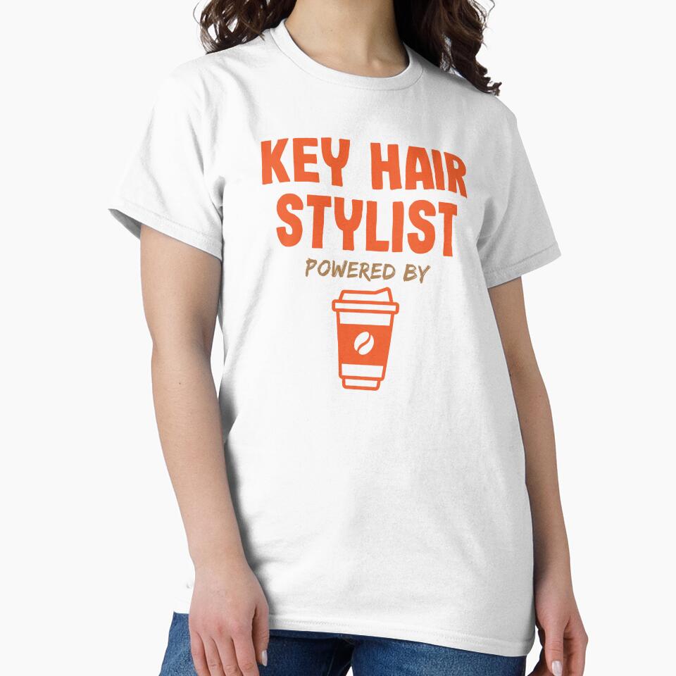 Key Hair Stylist Powered by Coffee by NermilioDesigns