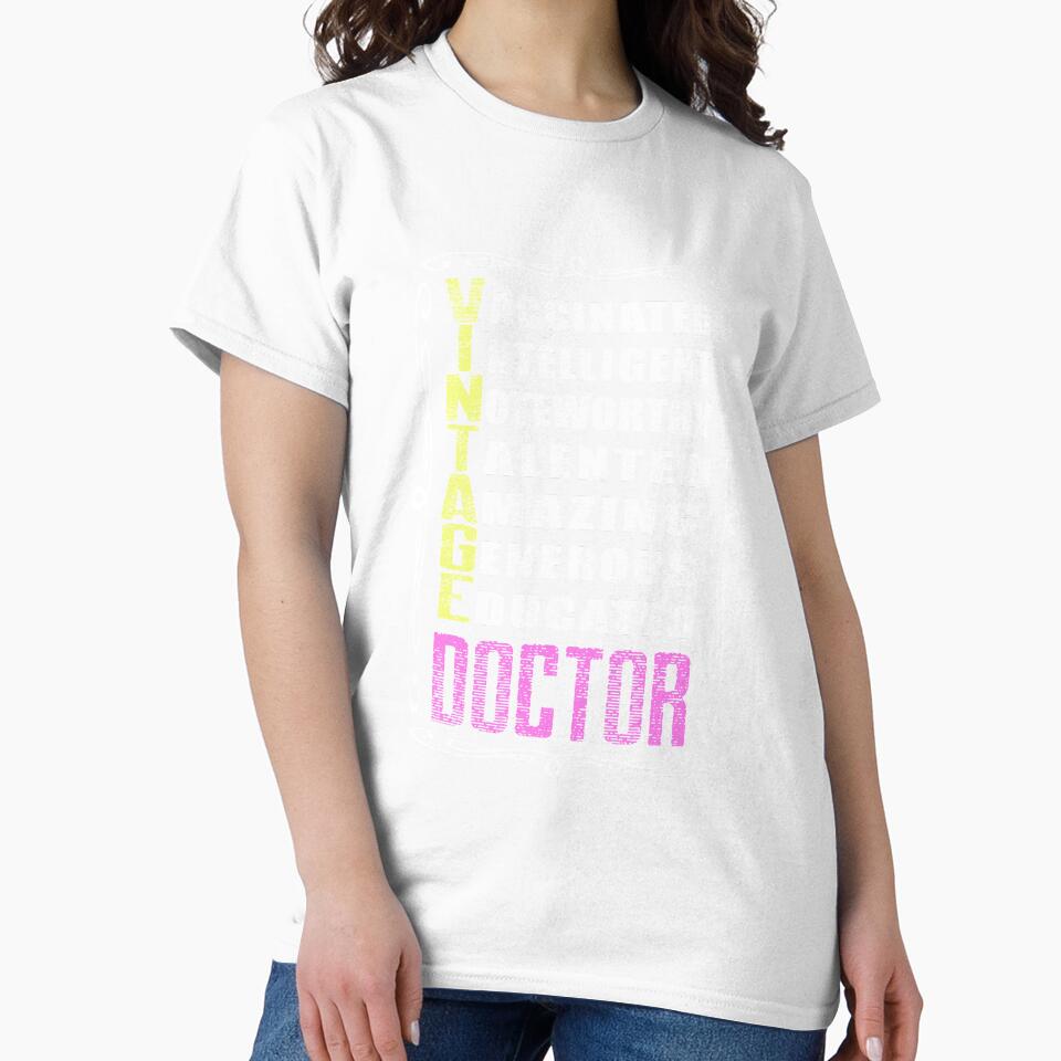 Vintage Acronym Retiring Doctor | Dr. | MD | Physician by MoonsmileProd