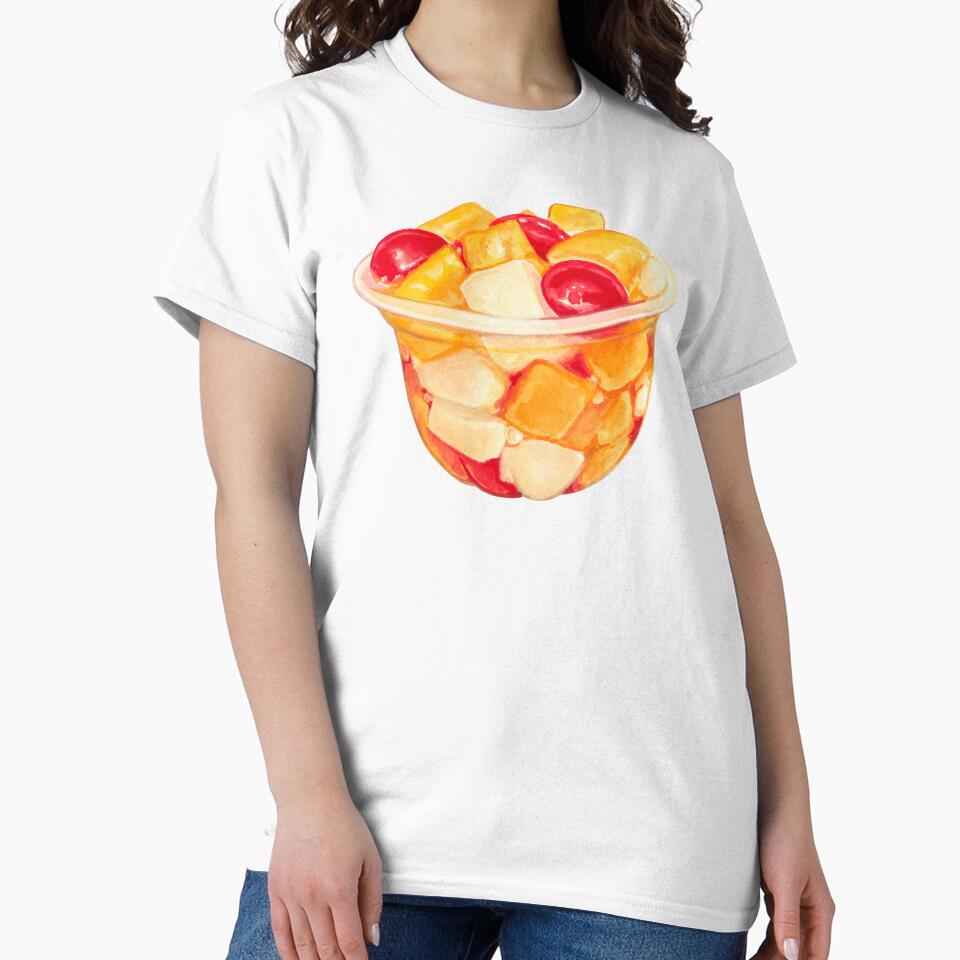 Fruit Cup Pattern - White by Kelly  Gilleran