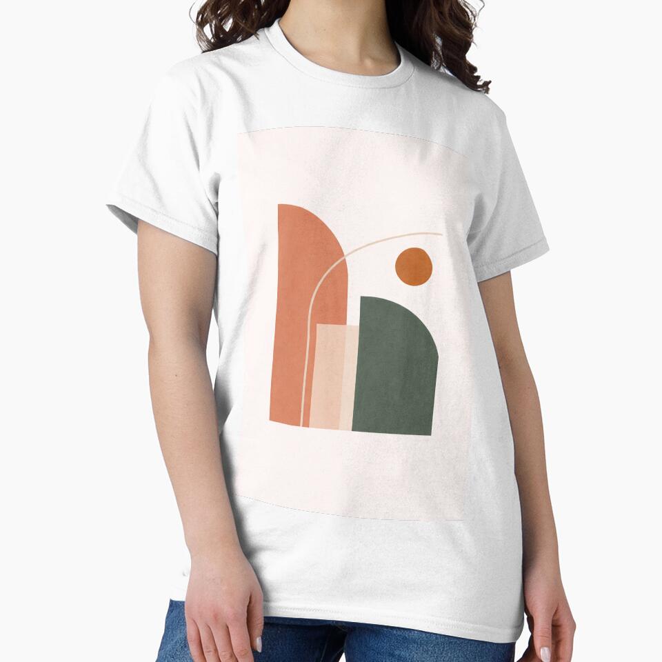 Earth Tones Geometry – Modern Minimalist Abstract Art by DrizzyV