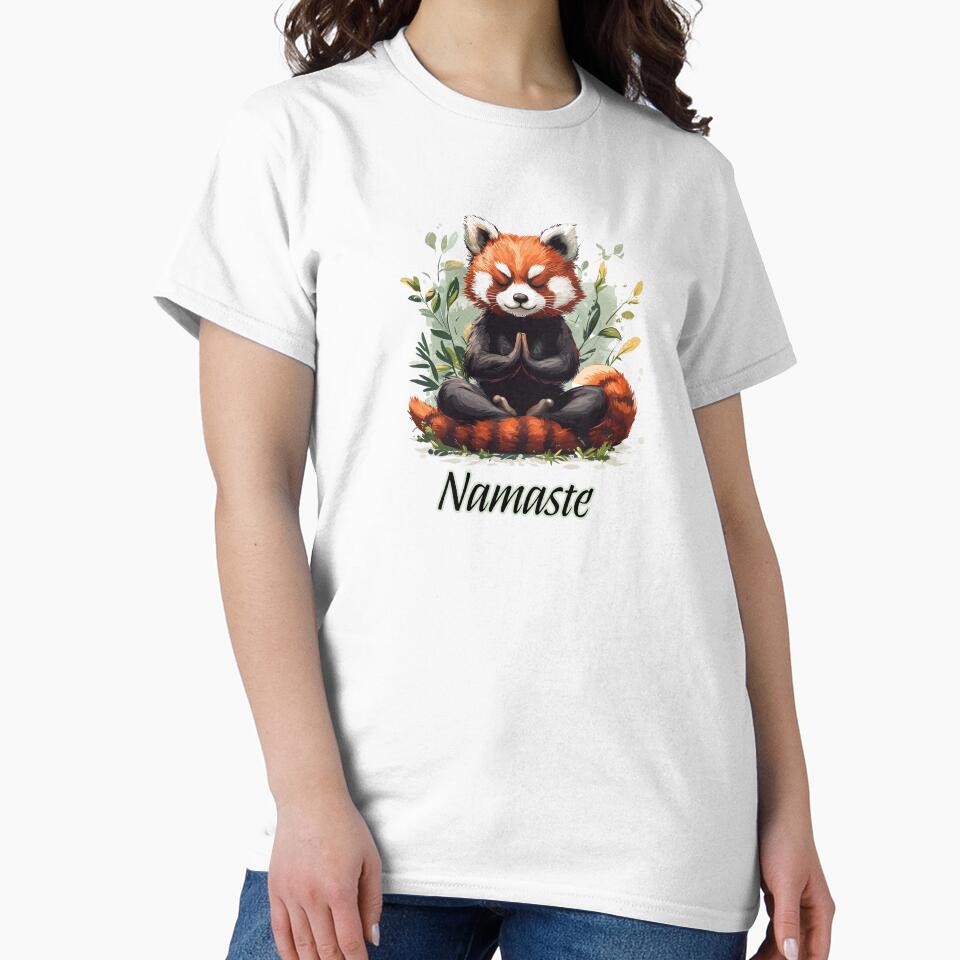 Namaste Red Panda by ArtWildCreate