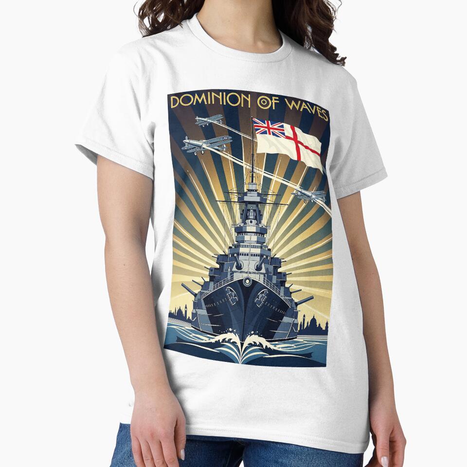 Royal Navy Art Deco Poster by Skyframe Aviation