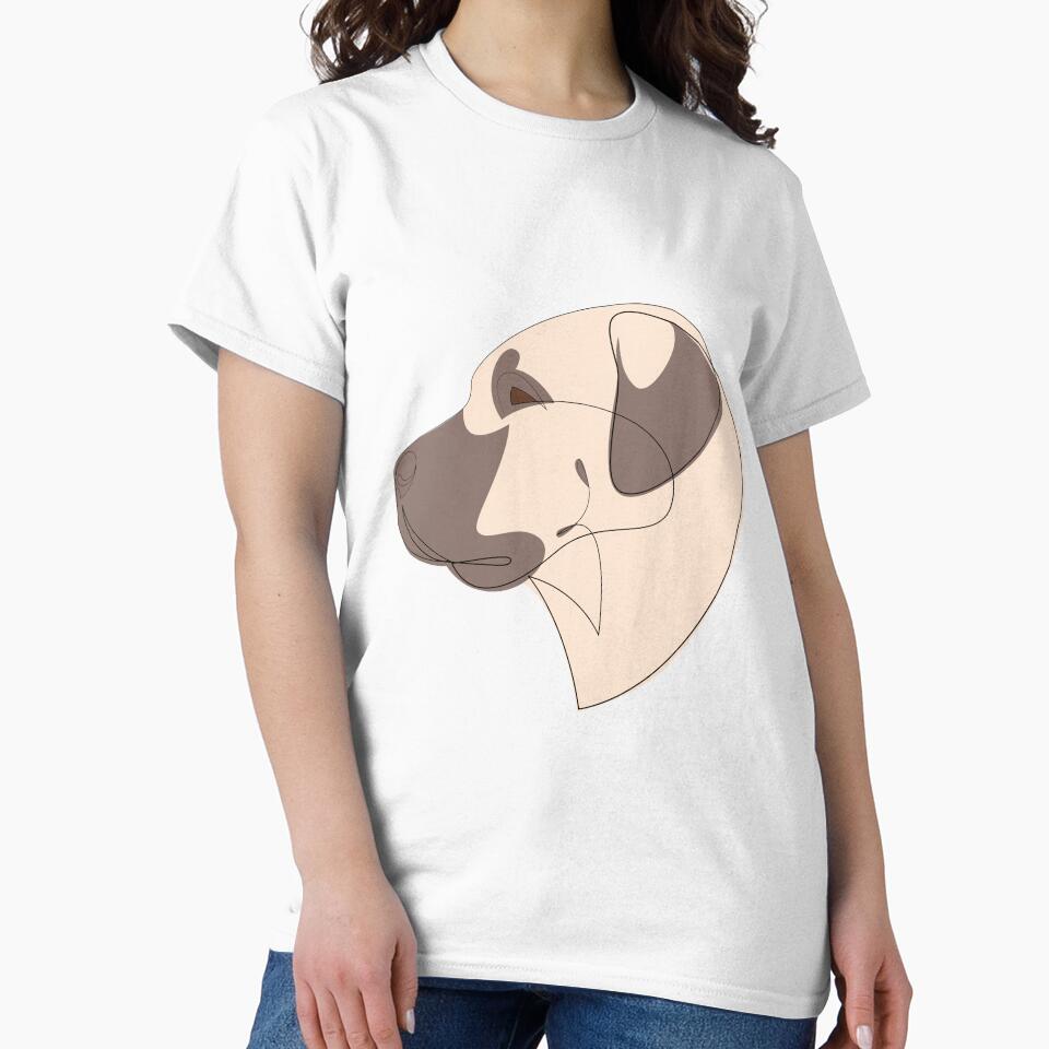 Anatolian Shepherd Dog - continuous line by addillum