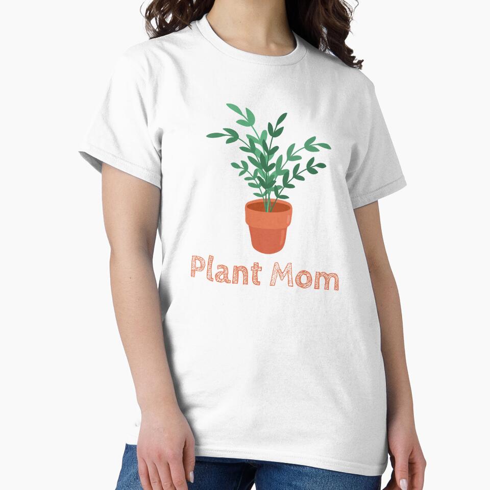 Plant Mom | Orange | House Plants | Plants | Plant Lady | Plant Lover | Gardener | Gardening | Plant on a Stool by ShoniwDesigns